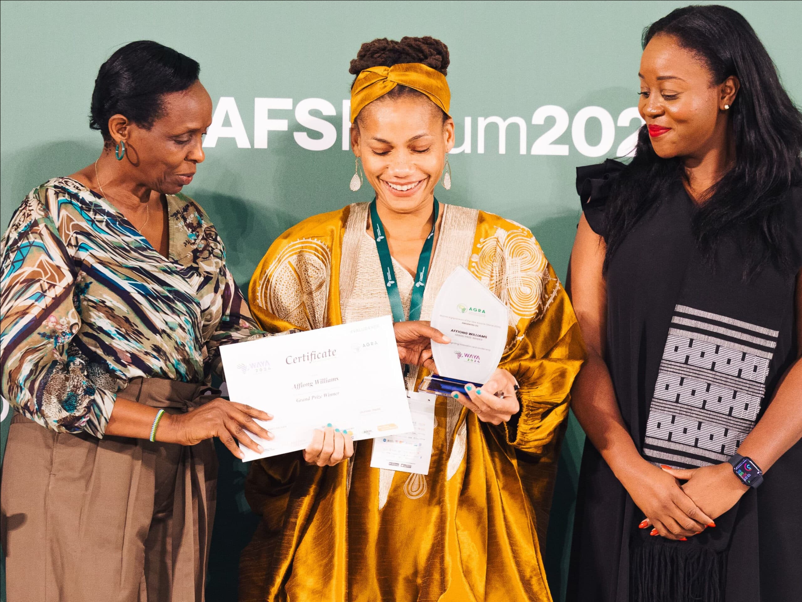 Nigeria’s Affiong Williams emerges as the winner of the 2024 WAYA Awards