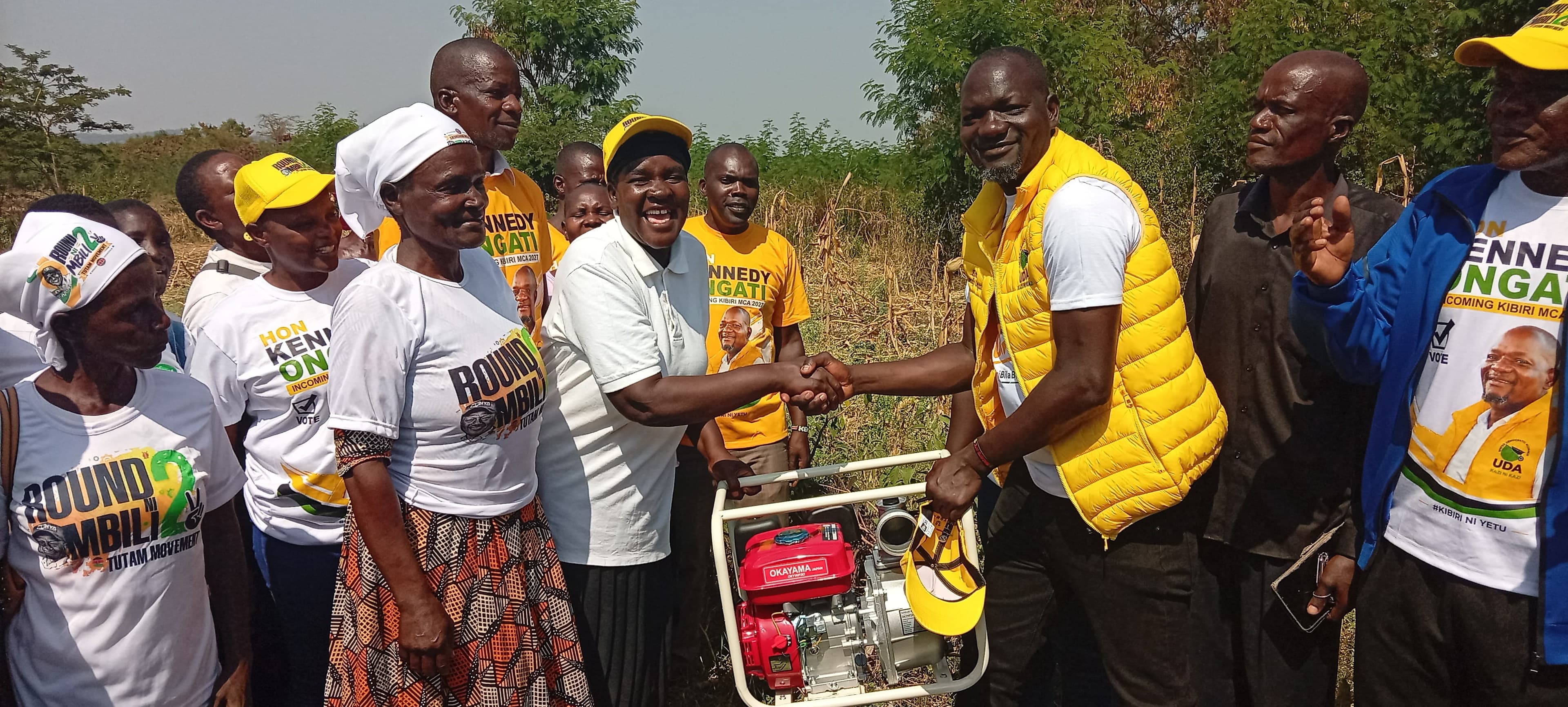 Widows’ groups receive irrigation equipment to boost farming