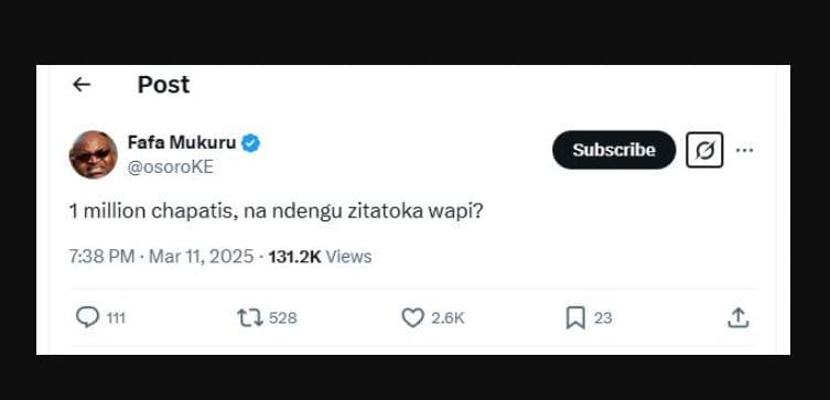 The Funniest Memes in Nairobi This Wednesday