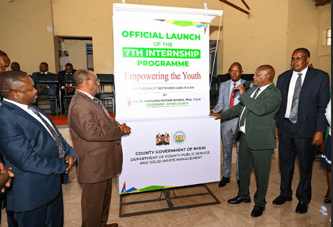 Kahiga advises interns to utilize opportunity wisely