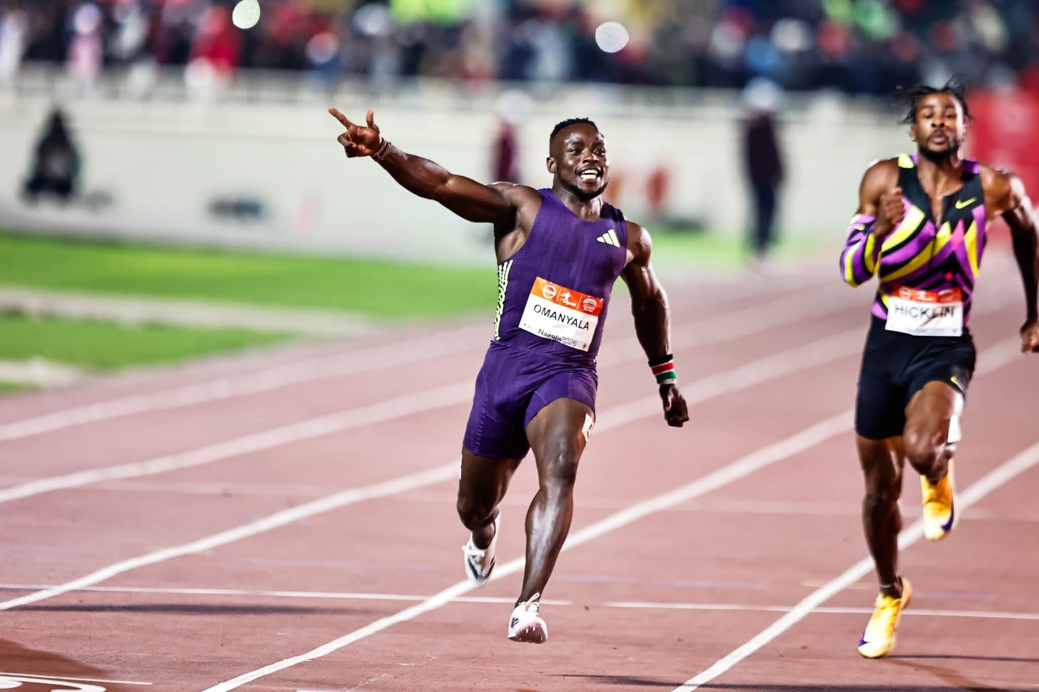 Omanyala electrifies Nairobi with 100m win at Kip Keino Classic