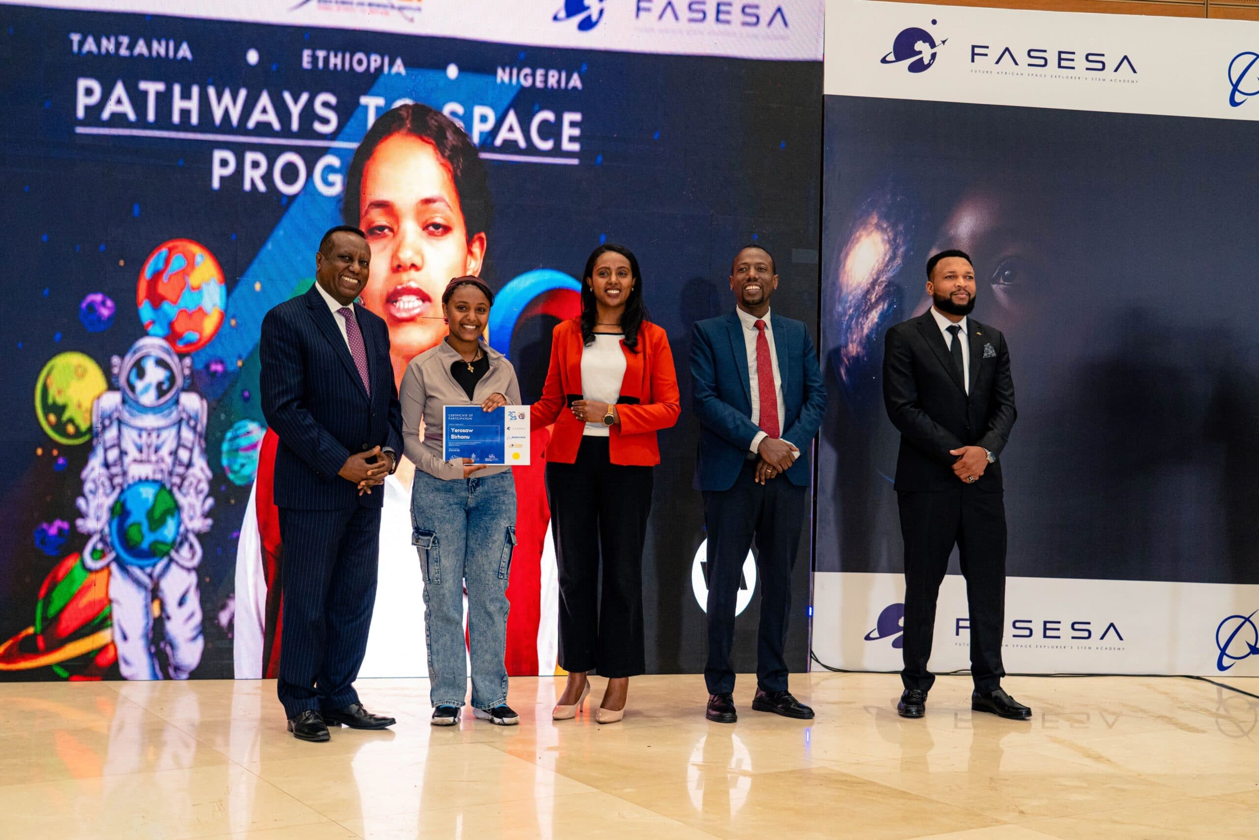 Pathways to Space program graduates 558 African students