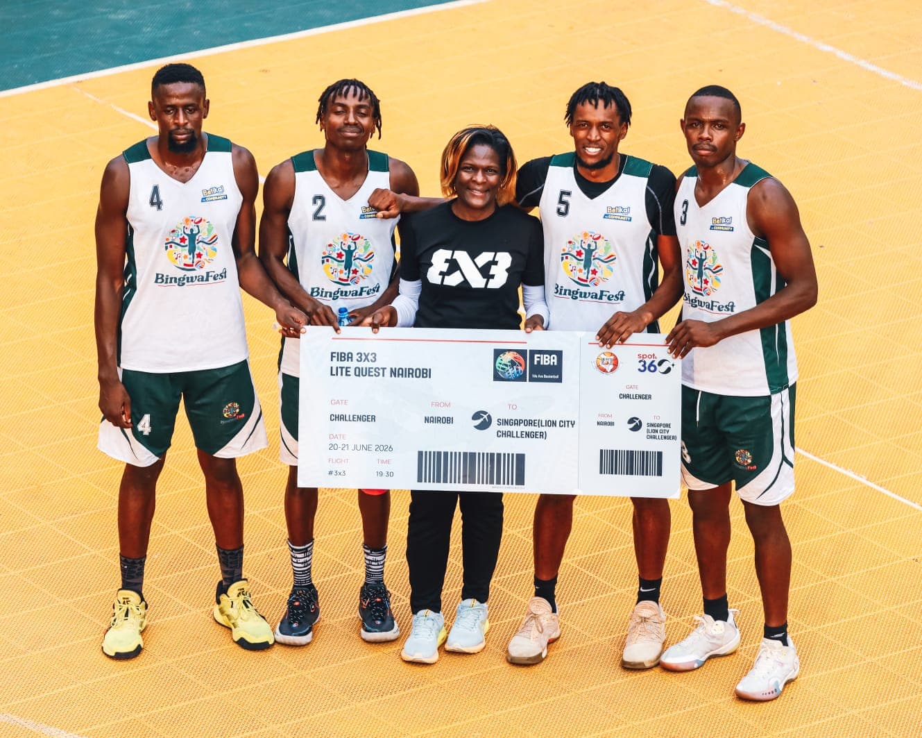 Team BCG credits BingwaFest for their FIBA 3×3 Singapore qualification