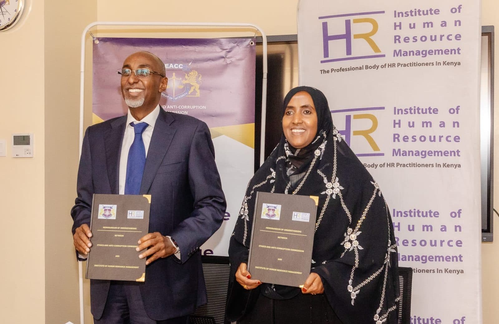 EACC, IHRM sign MoU to advance ethics and integrity