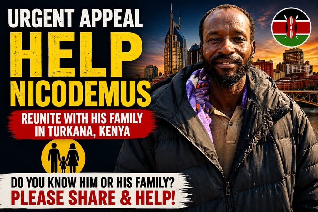 Help Kenyan Man in Nashville Reconnect with His Turkana Family