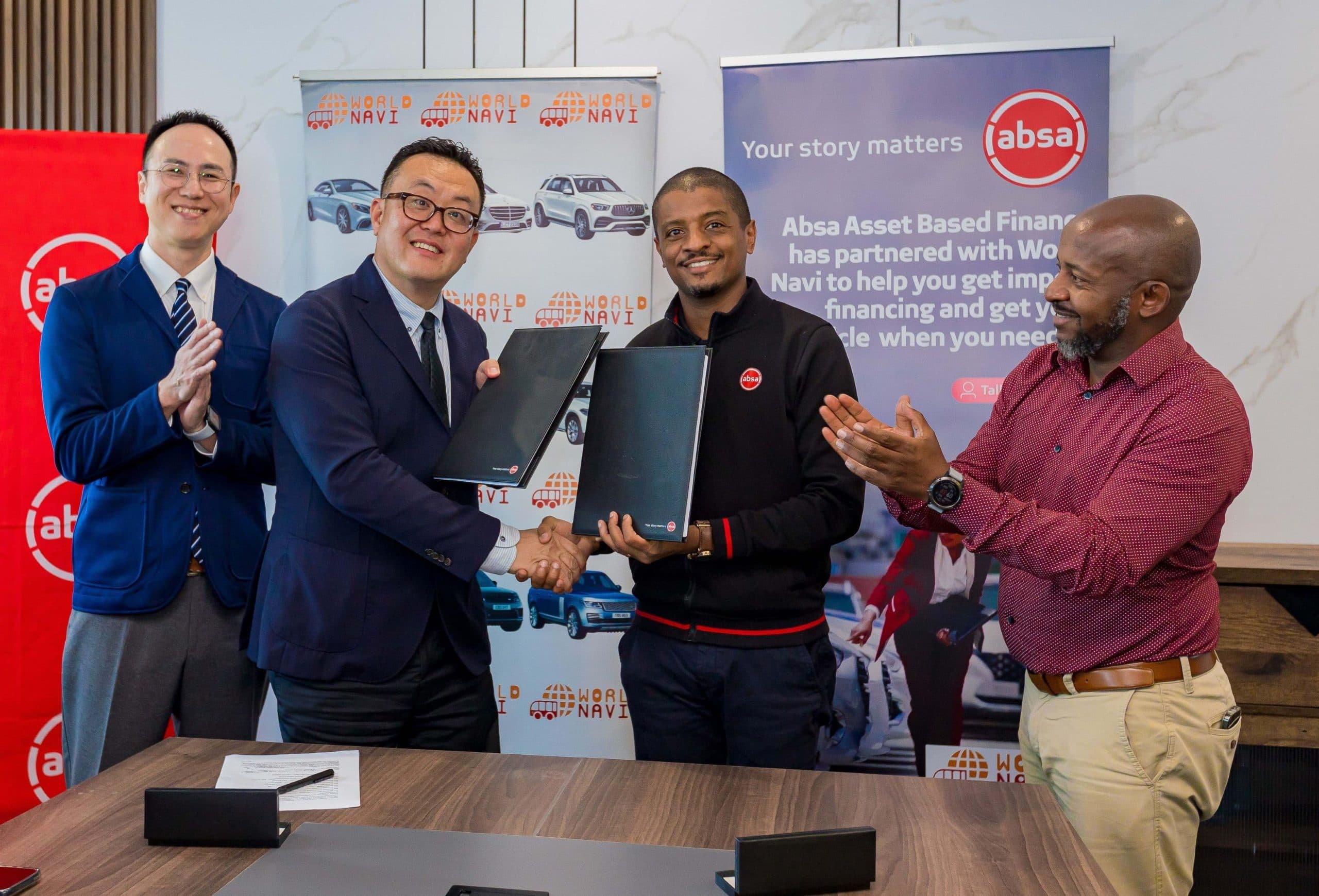 Absa Bank Kenya Partners with World Navi to Assist Motor Vehicle Importers