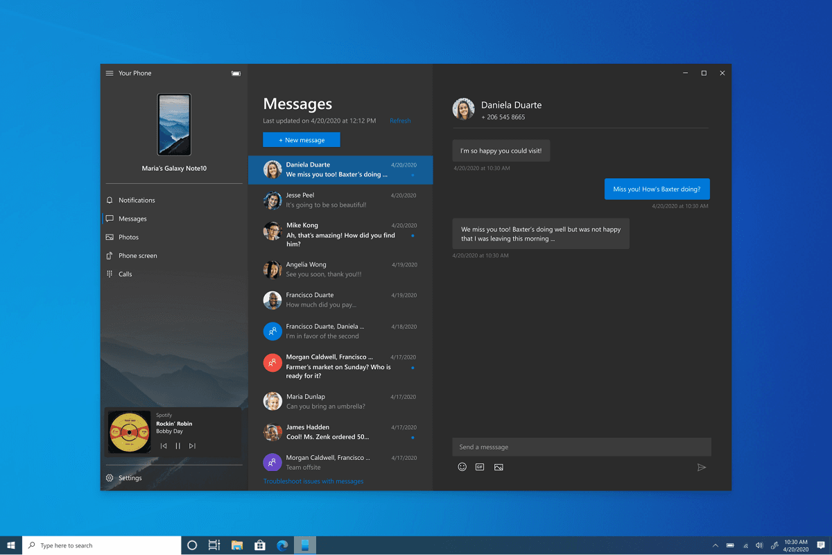 You can now control Music on your Phone Directly from Windows