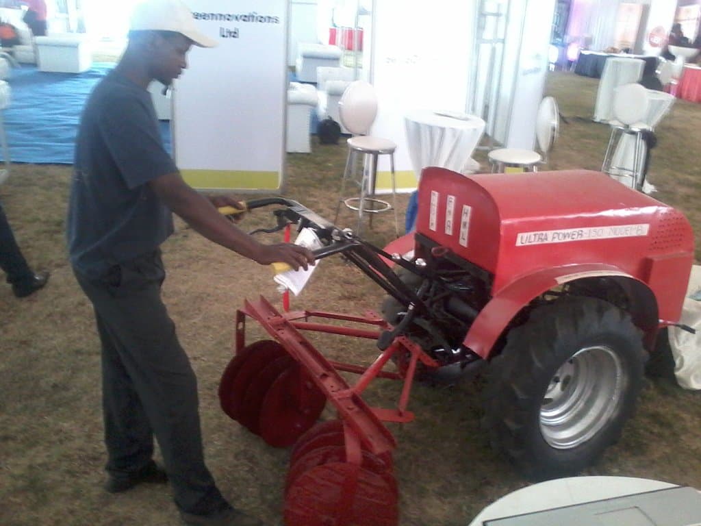 Tractor weeds a maize and potato acre for Sh200