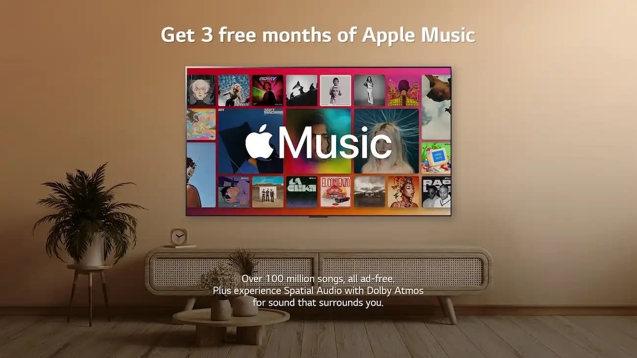LG TVs Pioneer Immersive Audio Experience with Apple Music in Spatial Audio with Dolby Atmos