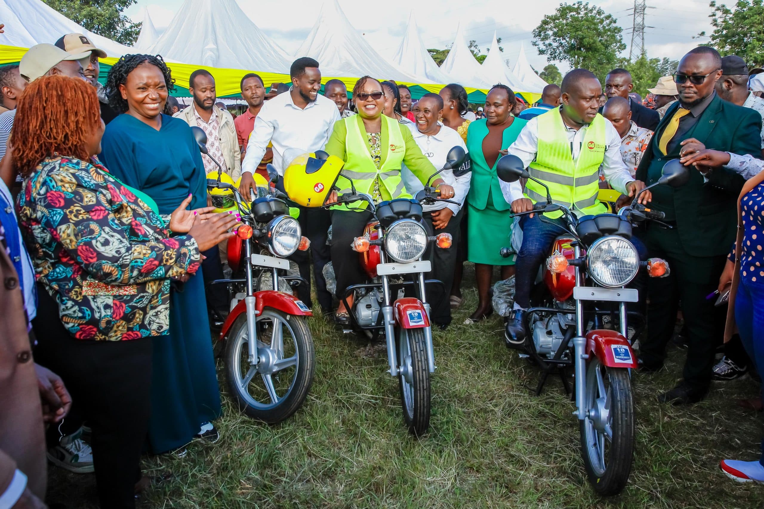Waiguru rolls out community empowerment drive as dairy farmers receive 13 milk coolers