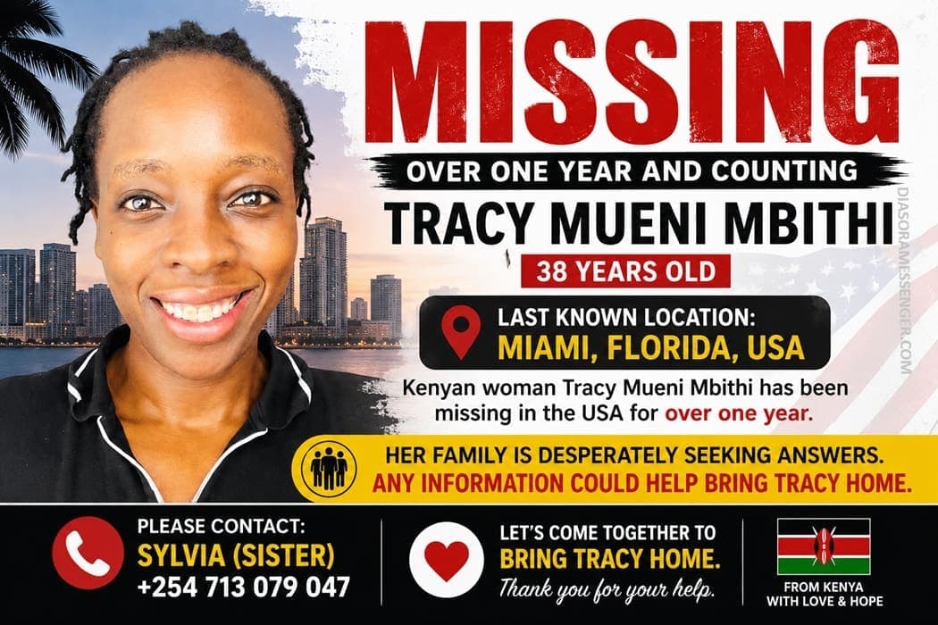 Tragic Disappearance: Kenyan Woman Mueni Missing in USA