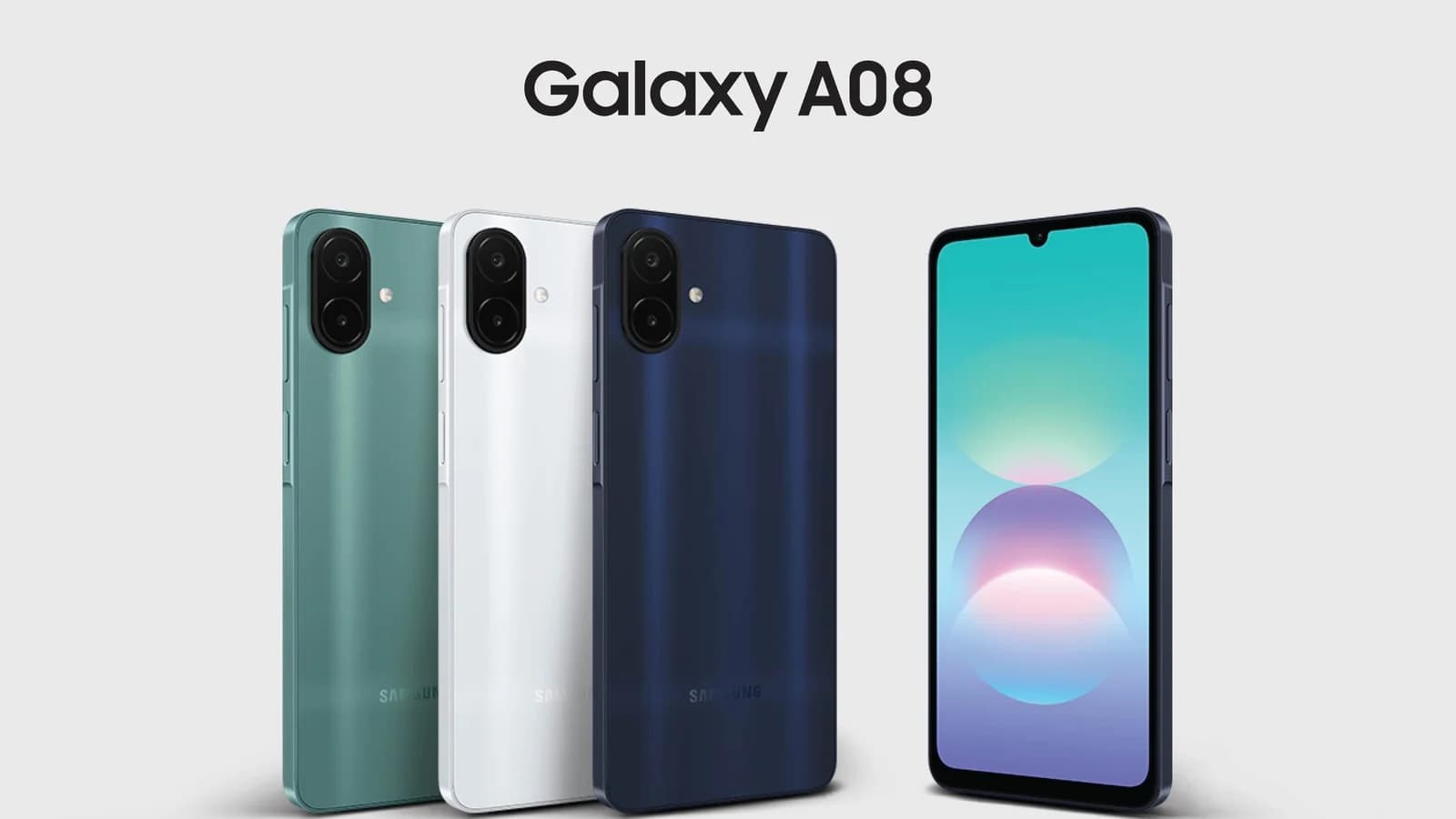 Samsung Galaxy A08 is official with a 6,000mAh battery and IP64 rating
