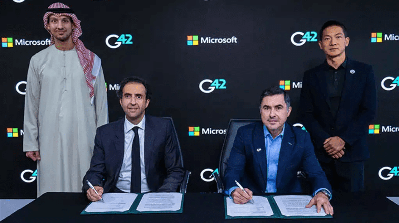 Microsoft invests in Abu Dhabi’s G42 in $1.5 billion AI development deal