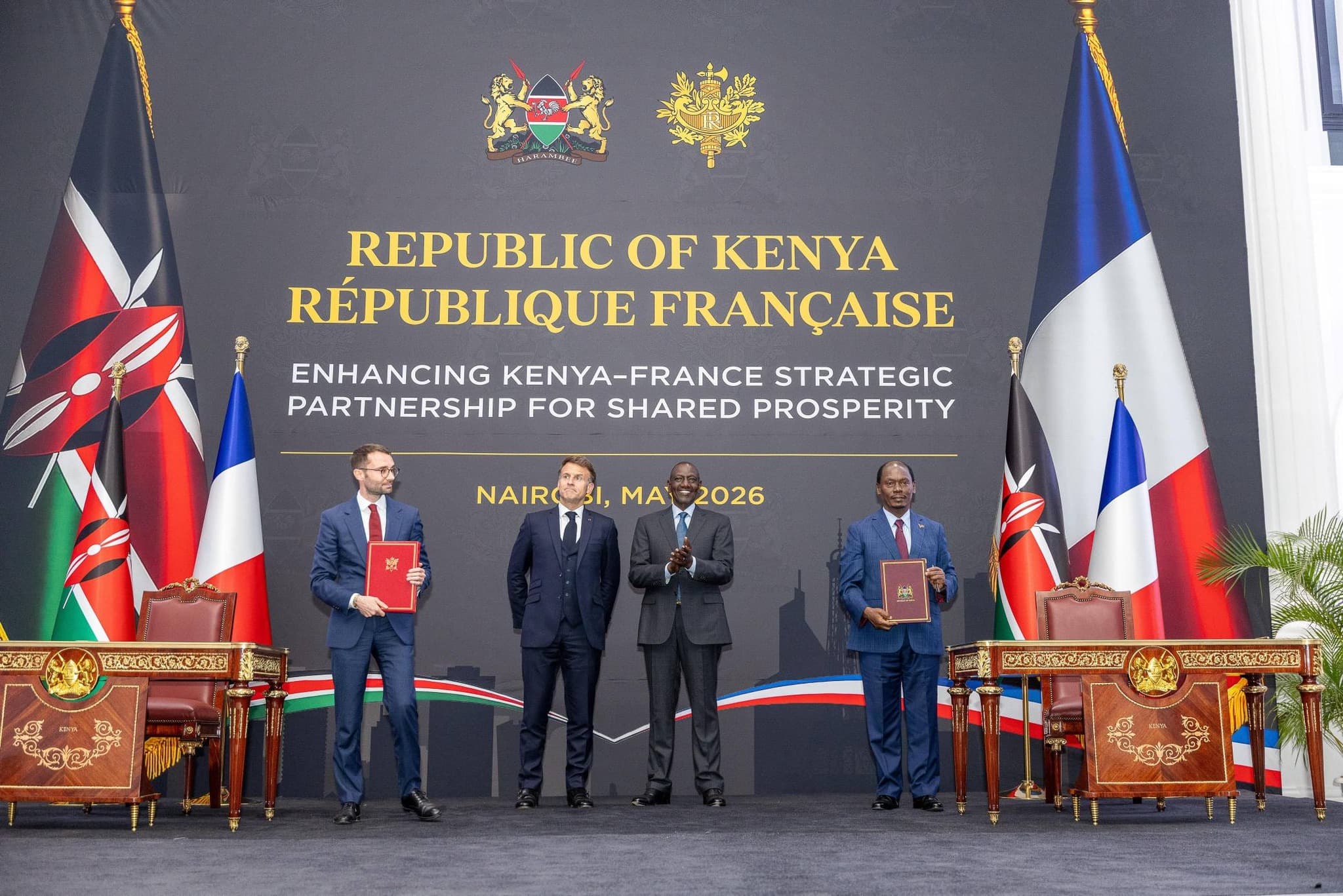 Kenya, France Sign 11 Deals as Ruto Hosts Macron for Africa Forward Summit