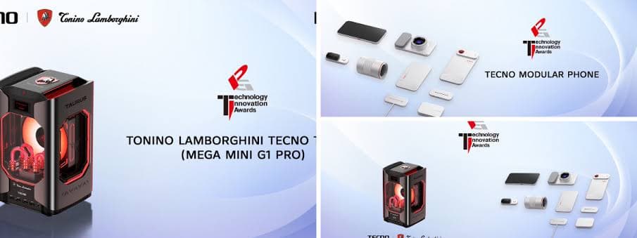 TECNO Wins Two IFA Global Product Technology Innovation Awards for Modular Phone and Tonino Lamborghini TECNO TAURUS