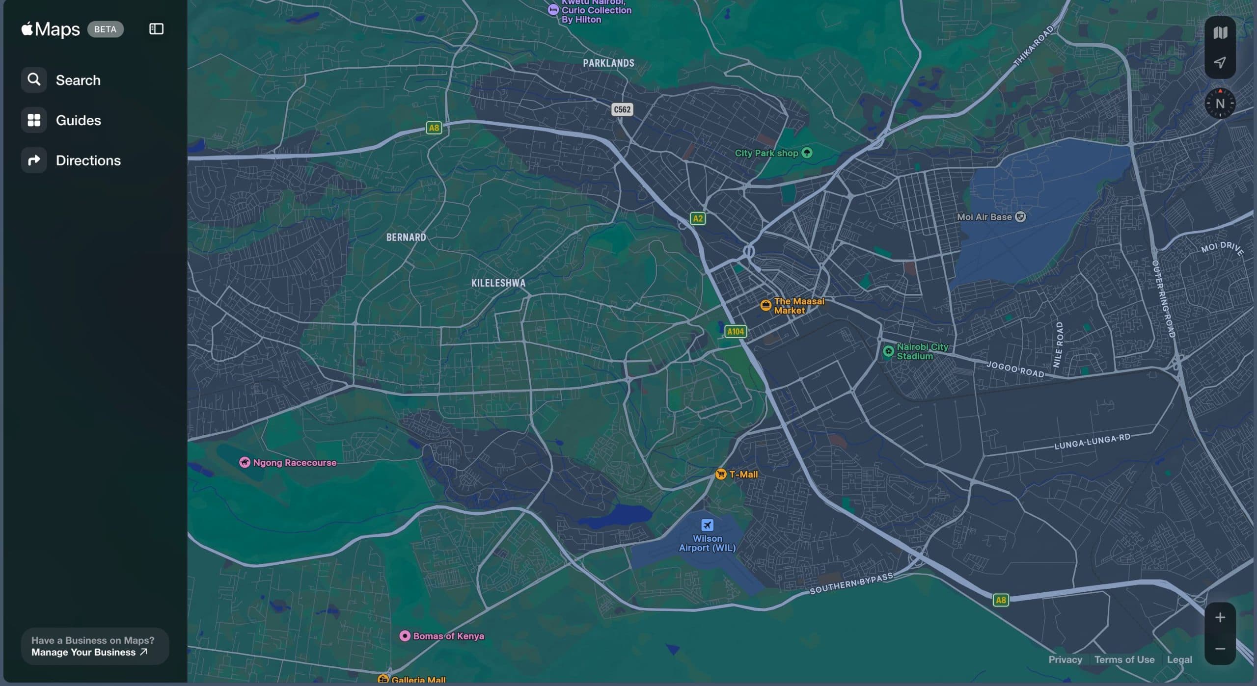 Apple Maps is Finally Available via The Web