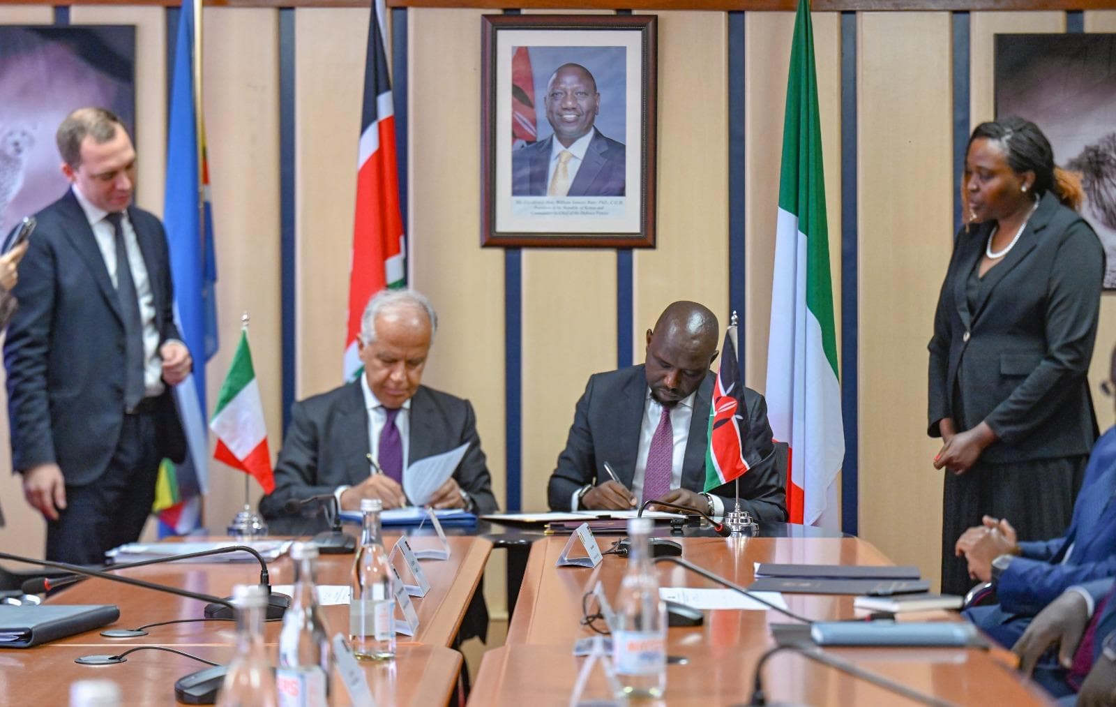 Kenya, Italy sign letter of intent to strengthen cooperation in combating crime