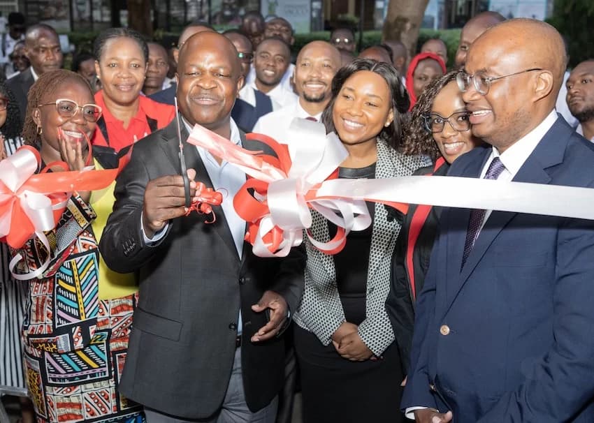 Inside the New-look Absa Bank Kisumu City Branch
