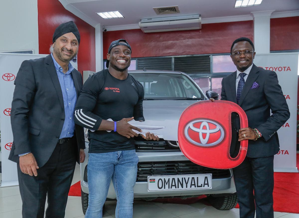 Omanyala Picked to Drive Brand Equity for Toyota