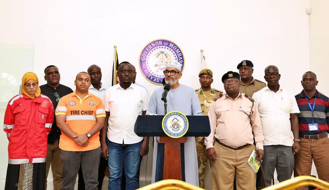 Mombasa activates disaster preparedness plan ahead of heavy rains