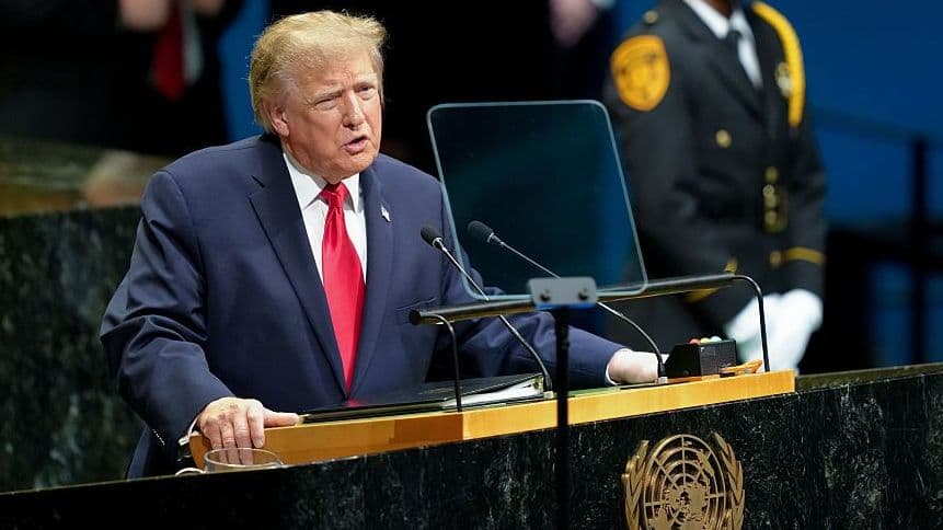 Trump threatens to ‘annihilate’ Iran in UN speech as officials from both countries meet on sidelines