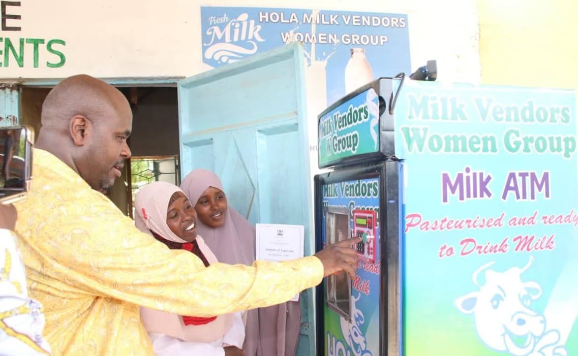 PS commissions solar-powered milk coolers in Tana River
