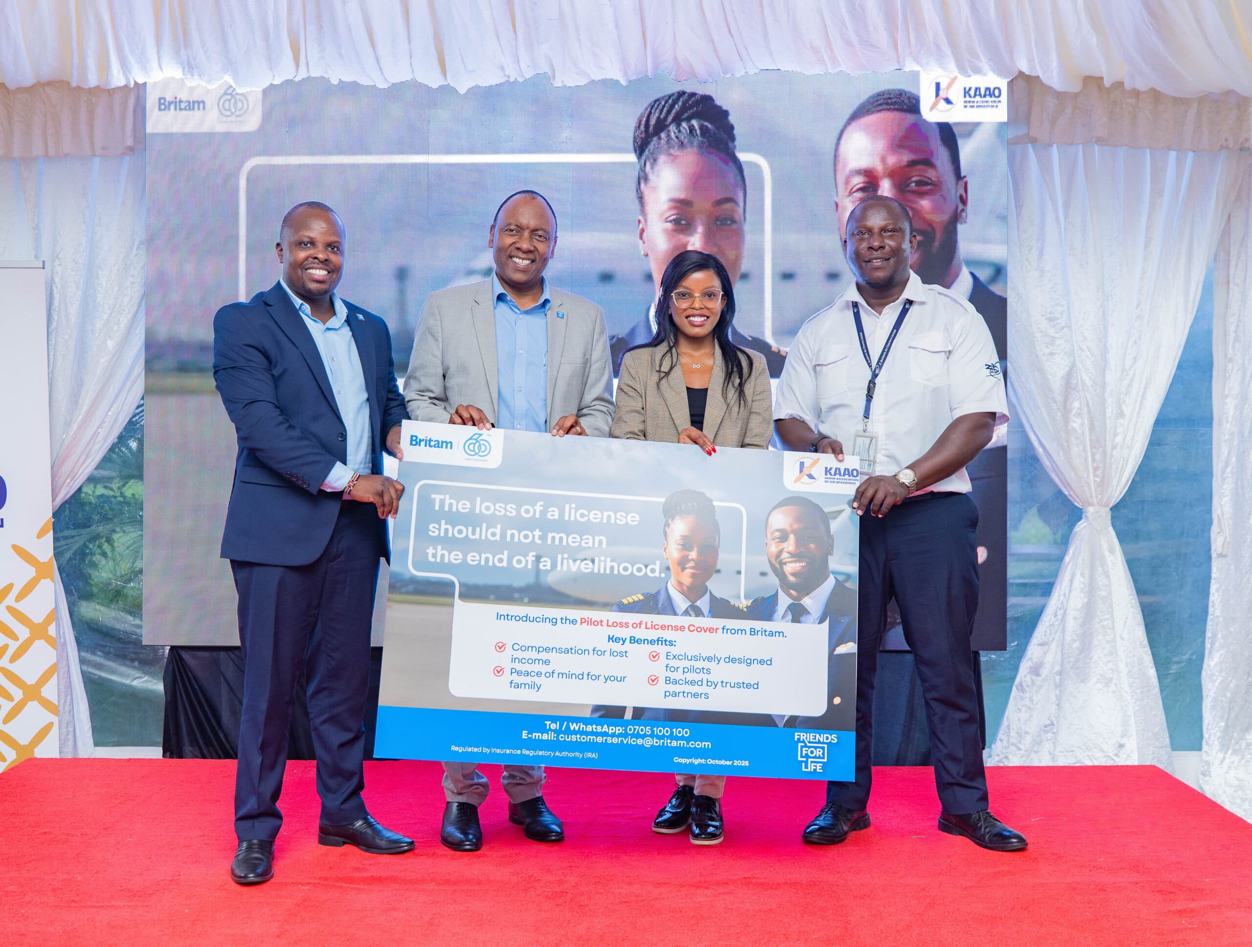 ✈️ Britam launches insurance to protect pilots from career ending medical issues