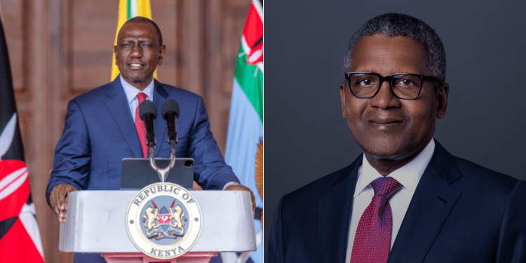 Ruto Gives Greenlight to Dangote’s Proposal on East African Refinery in Mombasa