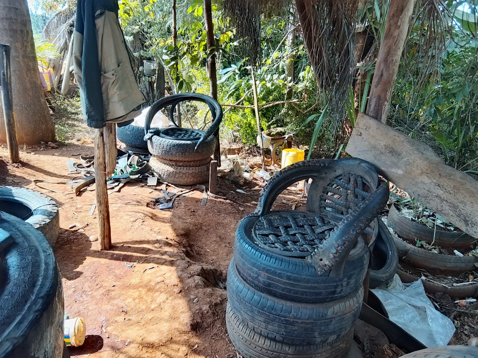 Chuka entrepreneur invest on waste tyres