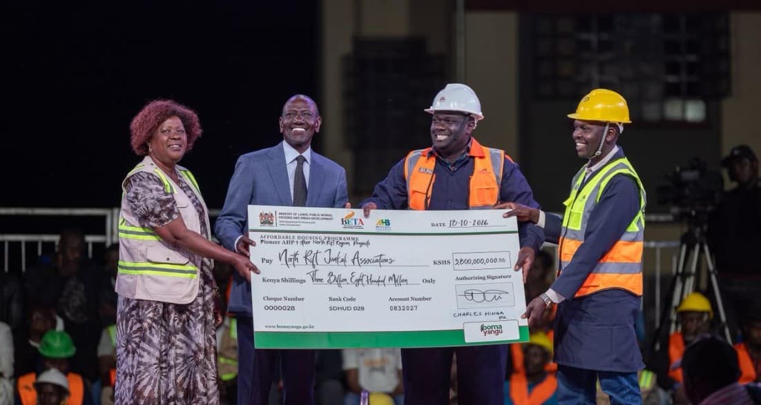 Ruto opens Pioneer Affordable Housing Project in Eldoret