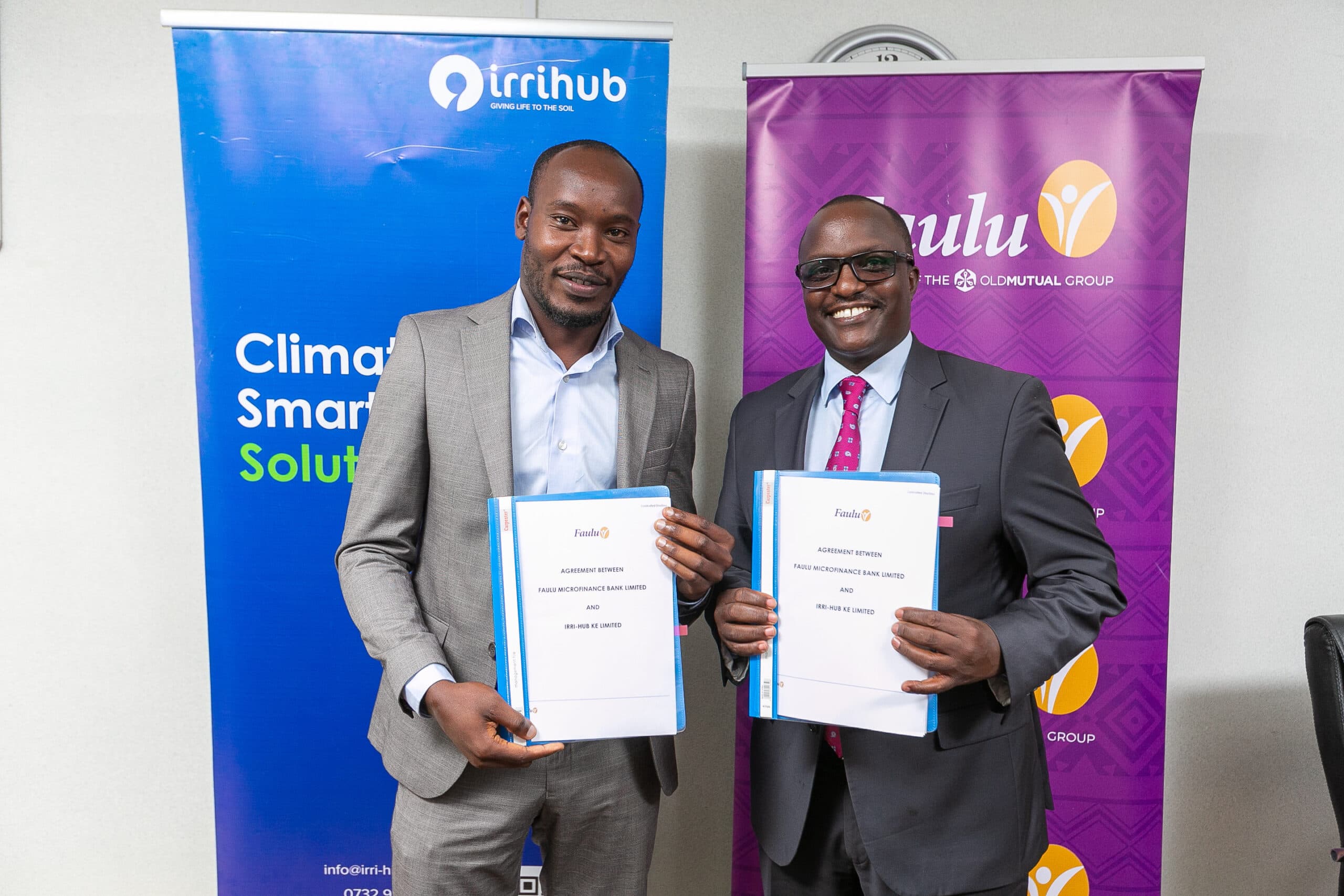 Faulu Bank & Irri-Hub to support farmers with irrigation solutions