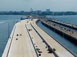 $973.4 million Howard Frankland Bridge construction progresses towards 2026 completion
