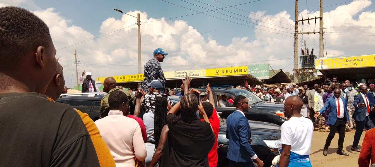 Matiang’i motorcade stoned after anti-violence speech at Bobasi burial