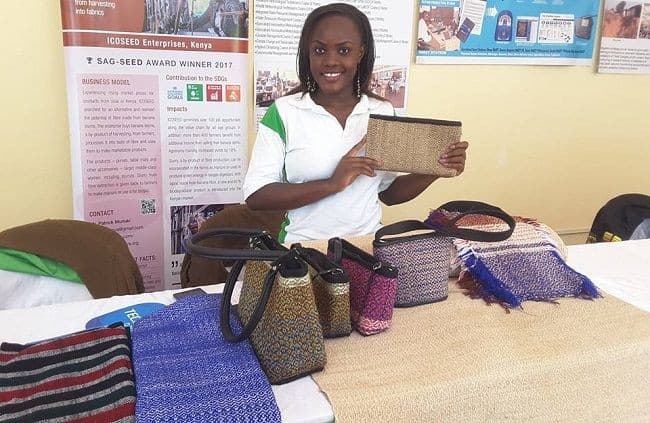 Banana fibre turn the tide for an entrepreneur in Kirinyaga County