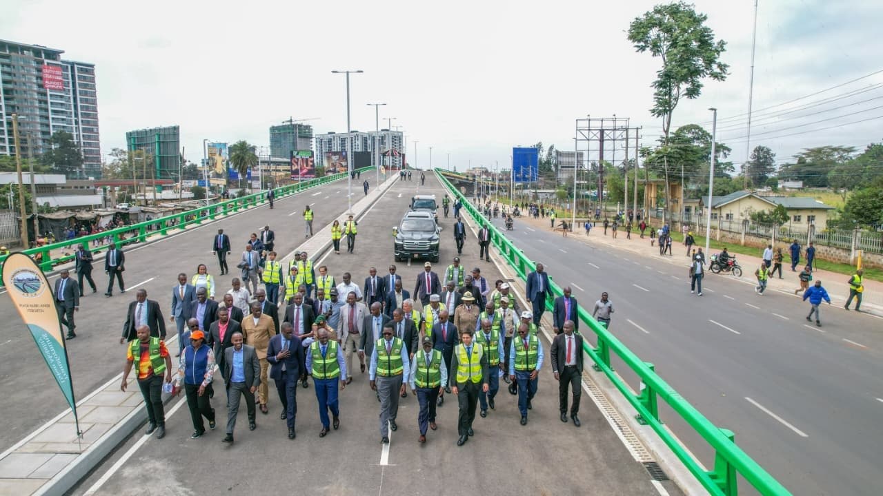Ruto commissions Ksh3.8B Ngong Road-Naivasha Road Flyover