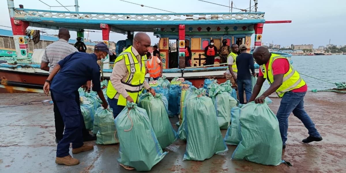 Where was Sh8.2 billion meth seized by Kenya Navy at the coast headed?