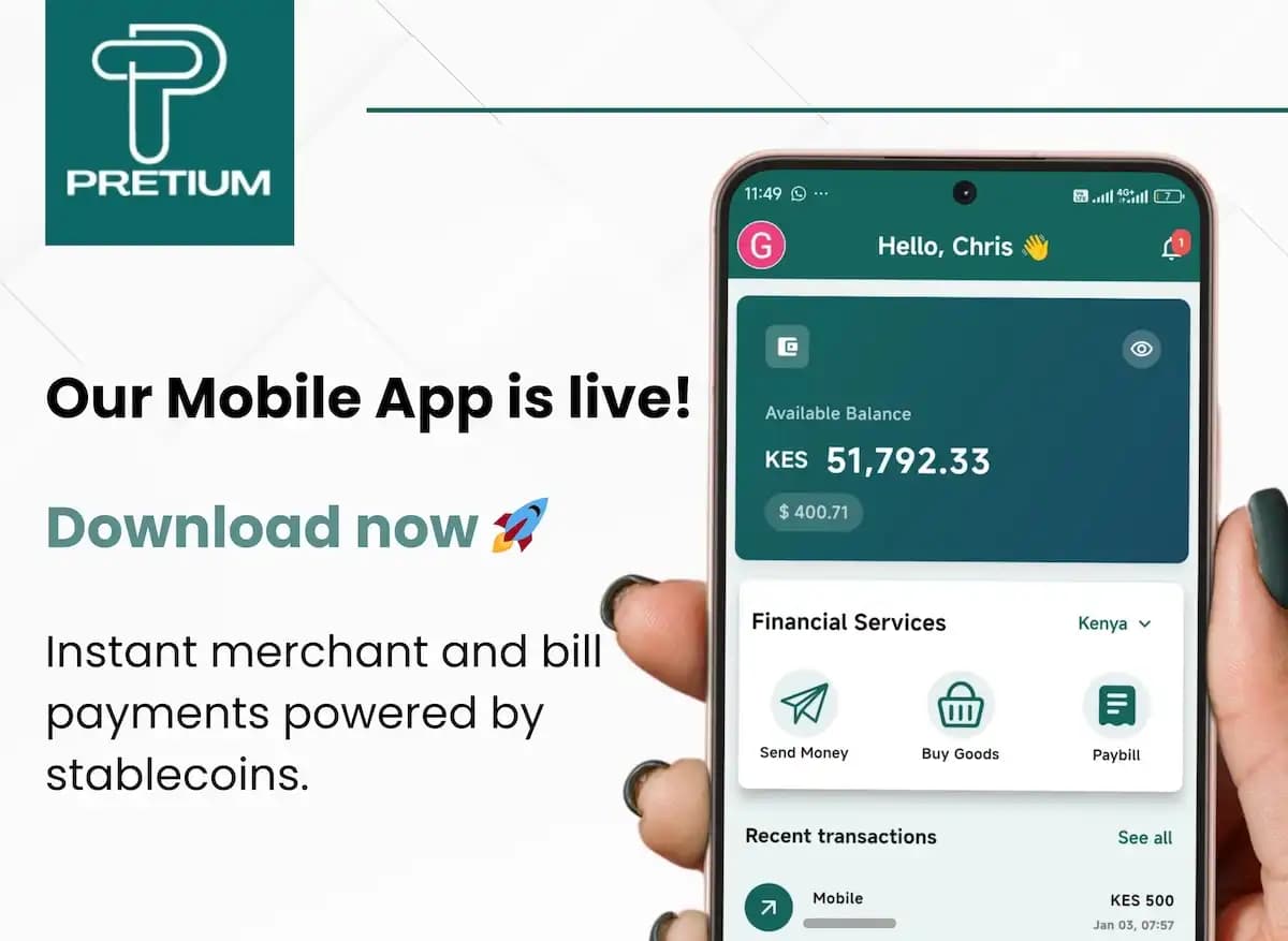 Pretium Launches on Google Play Enabling Crypto Payments for Everyday Transactions