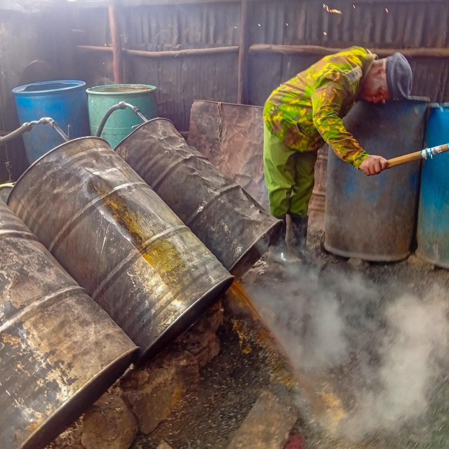Police Seize 3,100 Litres of Kangara in Kahawa West, Nairobi