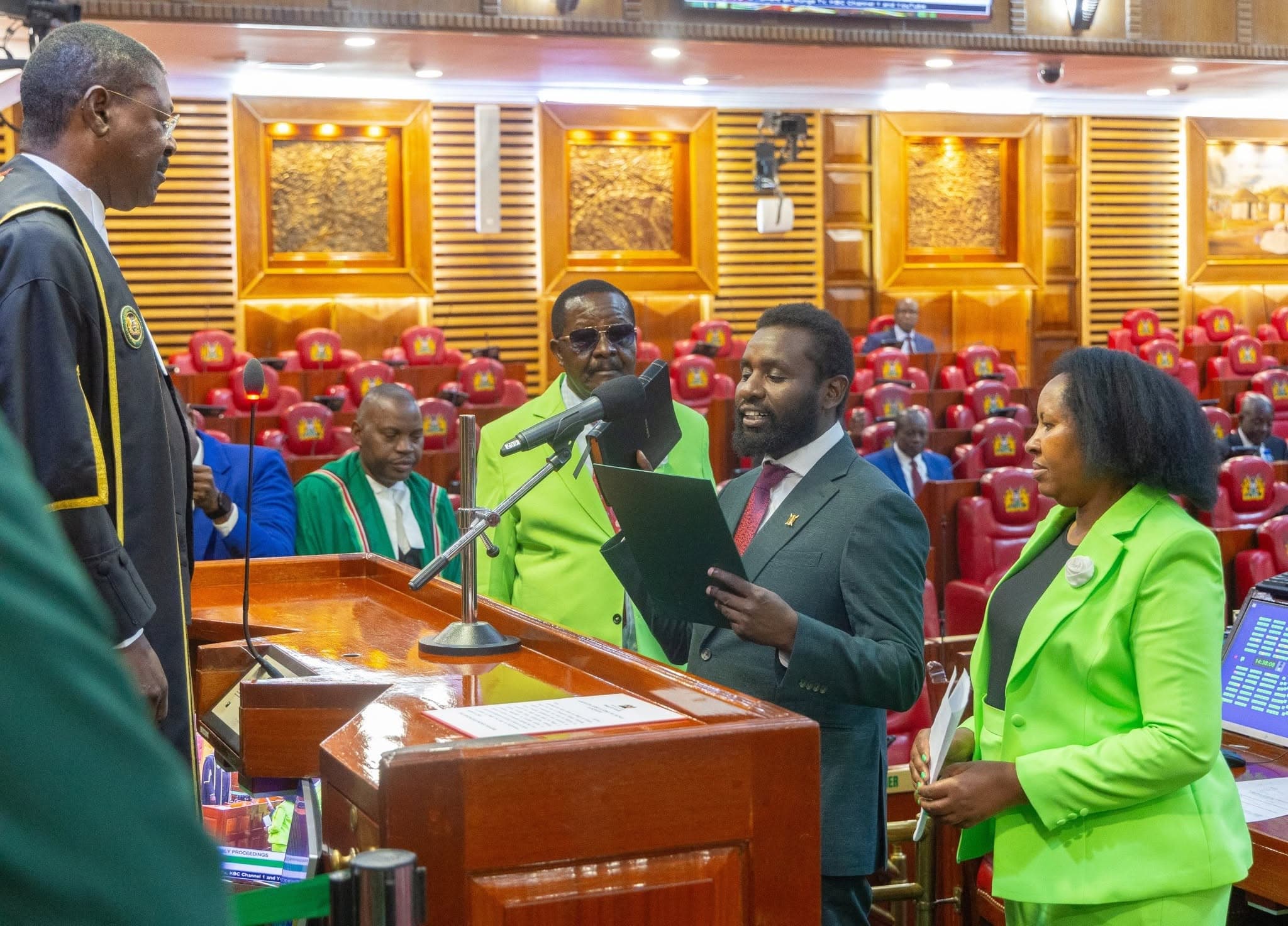Sammy Douglas Kamau sworn in as new Ol Kalou MP