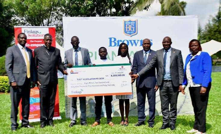 Students from Bomet and Kericho receive Sh8.3 million TVET scholarships