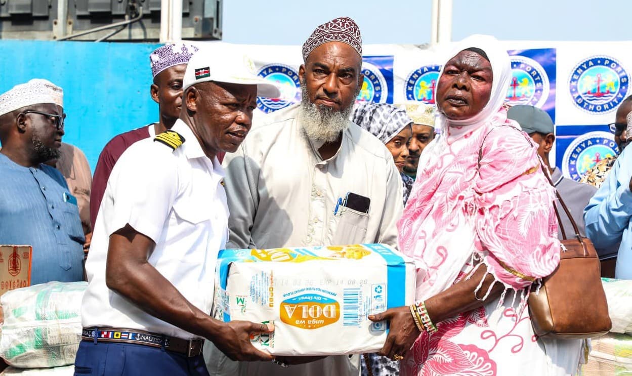 KPA donates Sh3.35M food to Muslim families