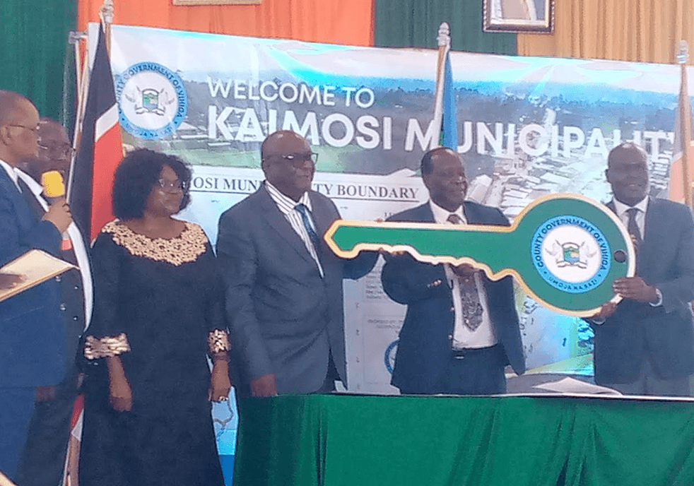 Kaimosi Town conferred municipality status