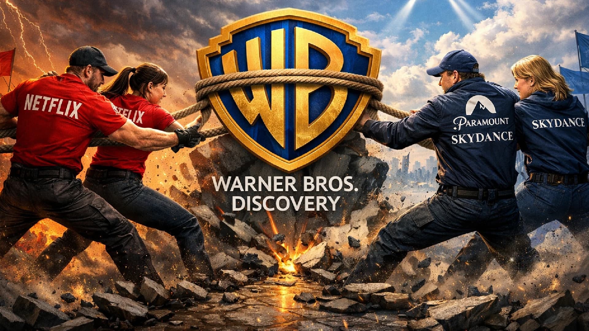 Netflix and Paramount Skydance Battle for Warner Bros. Discovery