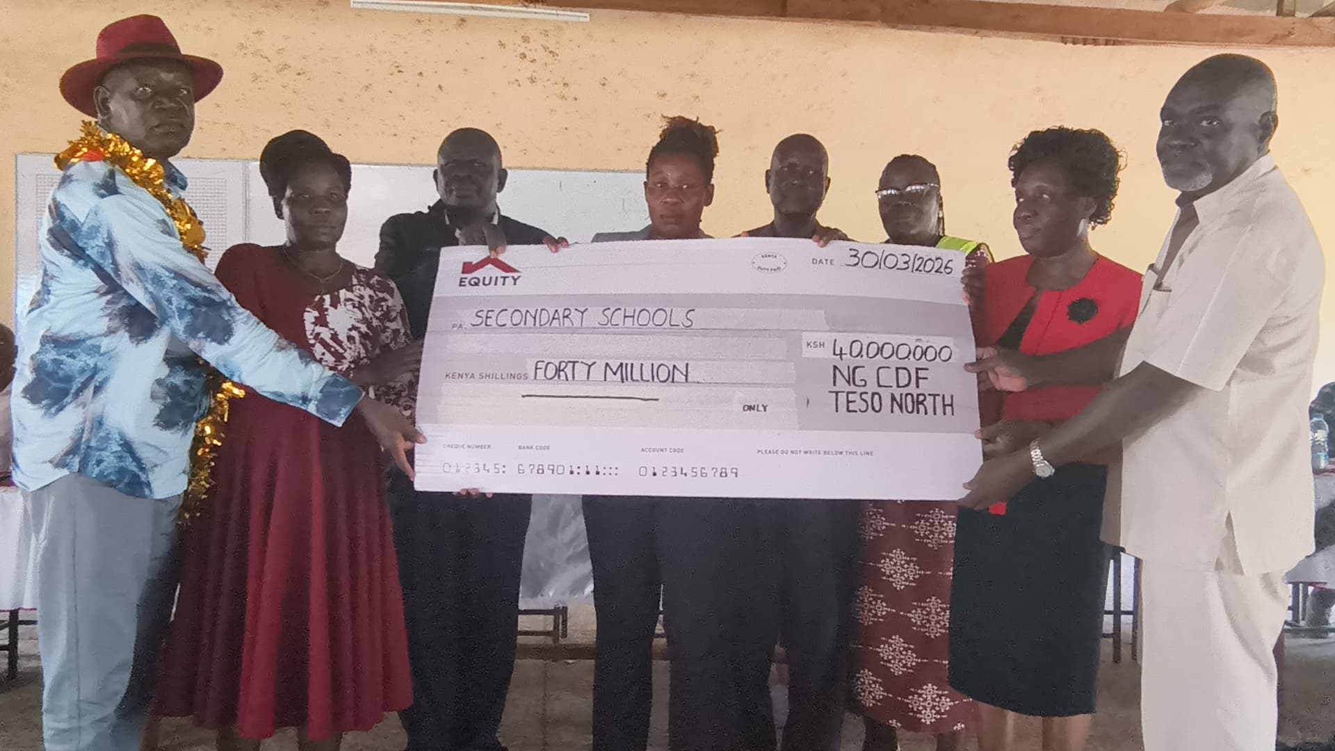 MP launches Sh79 million NG-CDF bursary fund