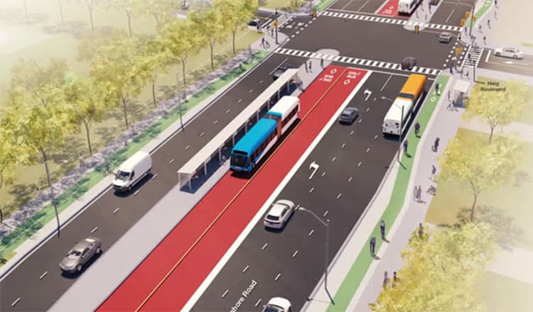 Mississauga’s Lakeshore Bus Rapid Transit Enters Design Phase with HDR and GEI