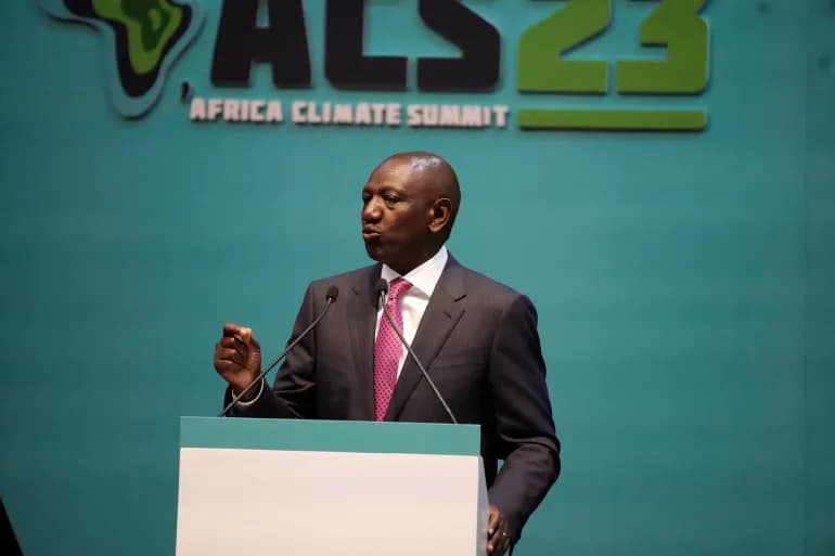 Ruto tells Africa to take lead in climate action to create jobs