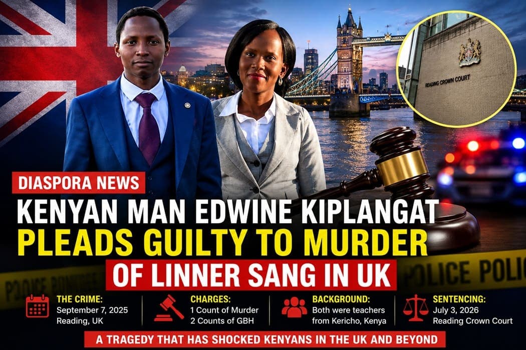 Shocking: Kenyan Man Pleads Guilty to Linner Sang UK Murder
