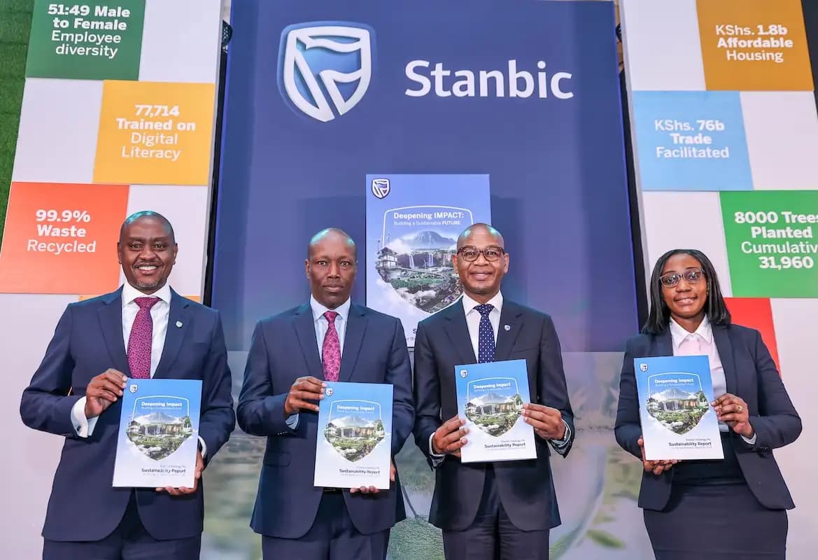 Stanbic Bank’s 2024 Sustainability Report Highlights KSh 500M in Green Loans and More Inclusive Finance