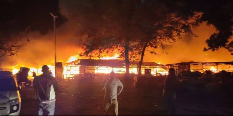Massive Fire Engulfs Machakos Market as Traders Count Losses
