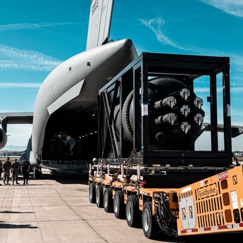 US Energy, War Department Airlift Next-Generation Nuclear Reactor in Operation Windlord